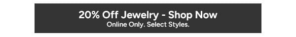 20% Off Jewelry