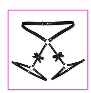 Adjustable Garter with Bows