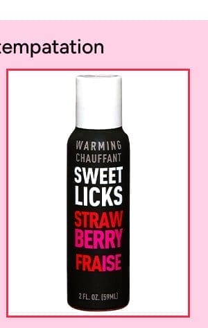 Warming Strawberry Flavored Glide 2 oz. - Sweet Licks