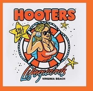 Hooters Lifeguards T Shirt