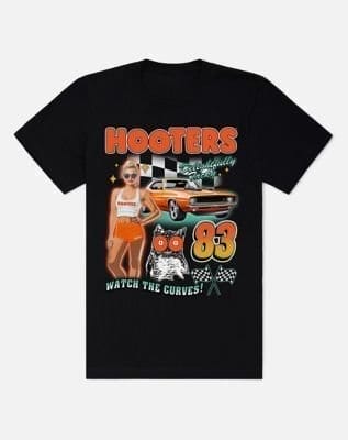 Hooters Watch the Curves T Shirt