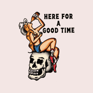 Here for a Good Time T Shirt - Cowboy Cults