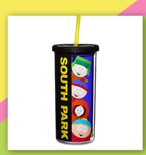 South Park Group Cup with Straw - 20 oz.