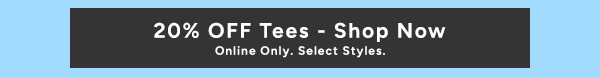 20% Off Tees