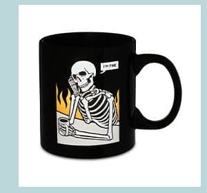 I'm Fine Skeleton Coffee Mug - 20 oz.