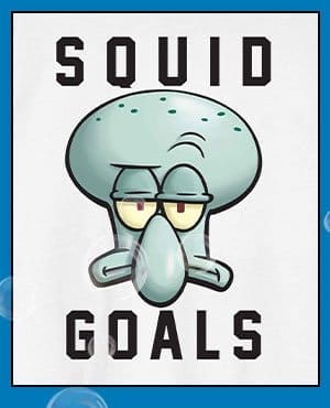 Squid Goals T Shirt - SpongeBob SquarePants