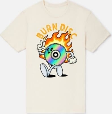 Burn Disc T Shirt - Kooky Love