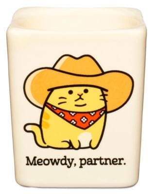 Meowdy Partner Shot Glass - 3 oz.