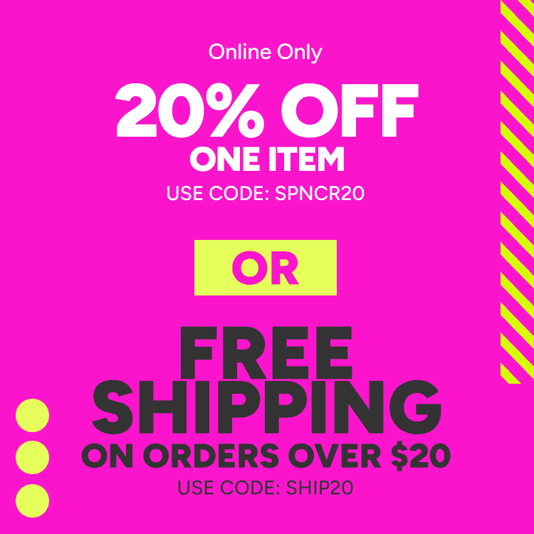 20% Off with code: SPNCR20