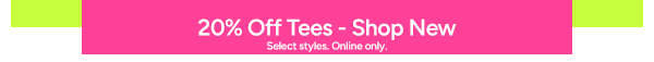 20% Off Tees