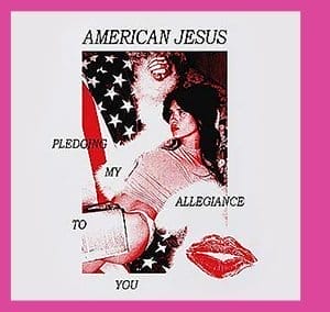 American Jesus Pledge T Shirt - Nessa Barrett
