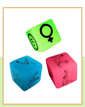 Glow in the Dark Sex Dice