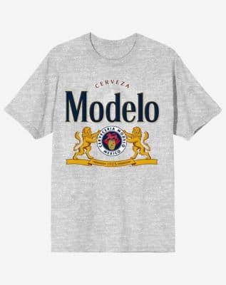 Gray Modelo Logo T Shirt