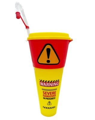 Severe Hangover Cup with Straw - 46 oz.