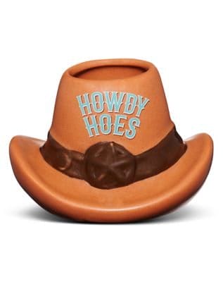 Howdy Hoes Cowboy Hat Molded Shot Glass - 2.5 oz.