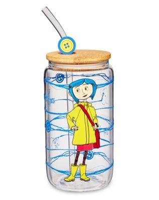 Striped Coraline Cup with Straw