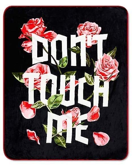 Don't Touch Me Fleece Blanket