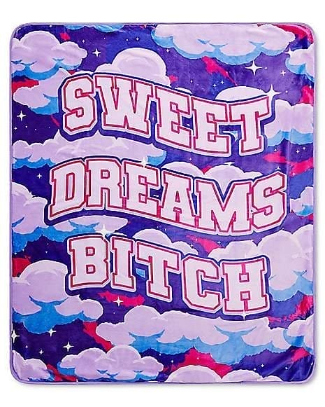 Sweet Dreams Bitch Fleece Blanket