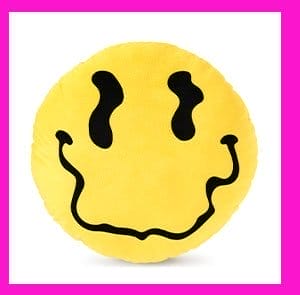 Trippy Smiley Pillow