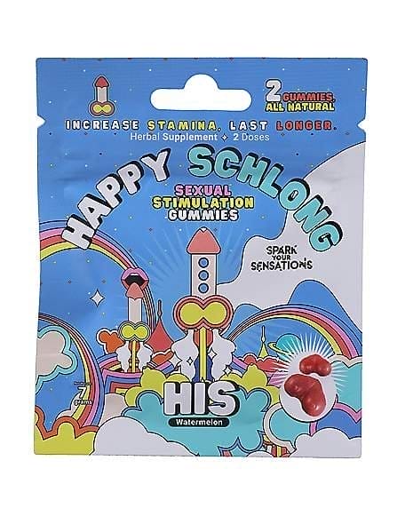 Happy Schlong Sexual Stimulation Gummies – 2 Pack