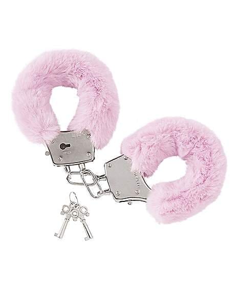 Pink Furry Handcuffs - Pleasure Bound