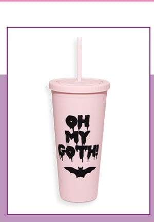 Oh My Goth Cup with Straw - 24 oz.