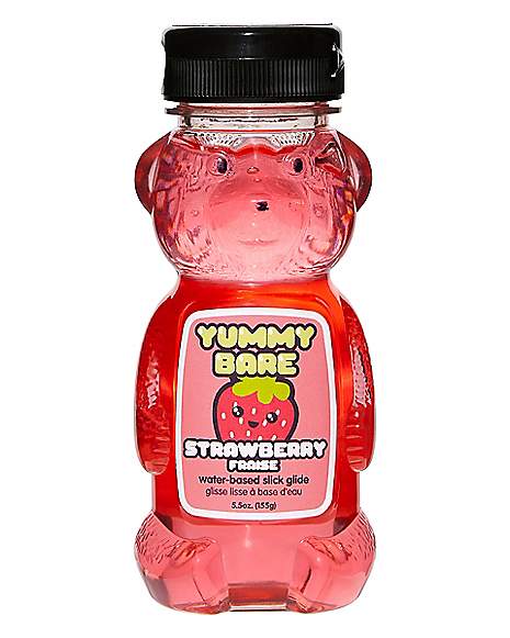 Yummy Bare Strawberry Flavored Lube - 5.5 oz.