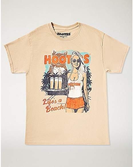 Hooters Life's a Beach T Shirt