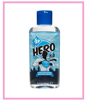 Hero H2o Hypoallergenic Water-Based Lube - 4.4 oz.