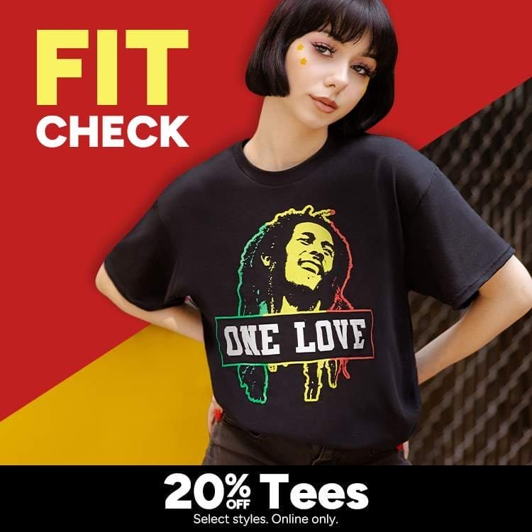 20% OFF Shop Tees