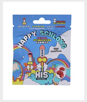 Happy Schlong Sexual Stimulation Gummies – 2 Pack