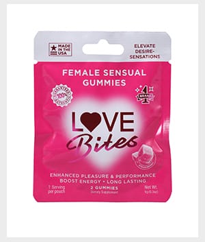 Love Bites Female Sensual Enhancement Gummies - 2 Count