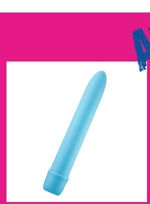 Smooth AF Blue Multi-Speed Vibrator - 7 Inch