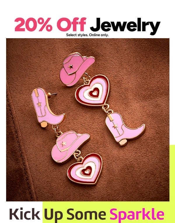 20% Off Jewelry