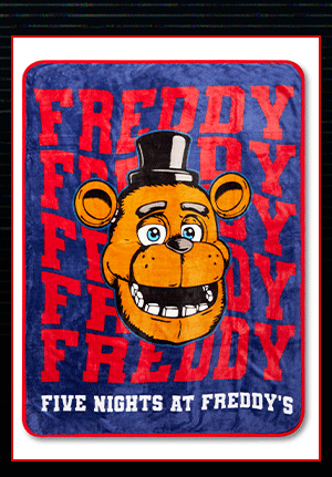 Freddy Fazbear Fleece Blanket - Five Nights at Freddy's