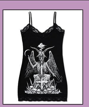 Baphomet Cami Mini Dress - Sawblade666