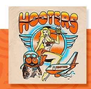 Hooters Wings T Shirt