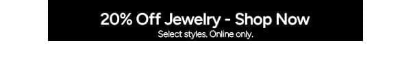 Shop 20% Off Jewelry