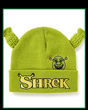 3D Shrek Beanie Hat