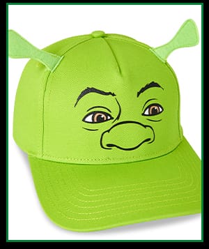 3D Shrek Snapback Hat