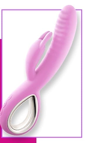 Thrill 2.0 Multi-Function Rechargeable Waterproof Rabbit Vibrator 9 Inch - Oona