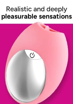 Smirk 7-Function Rechargeable Waterproof Tongue Vibrator 2.8 Inch - Oona