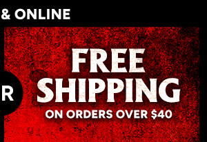 Free shipping on orders over \\$40 use code SHIP40