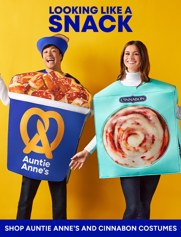 Shop Auntie Aunne's and Cinnabon Costumes