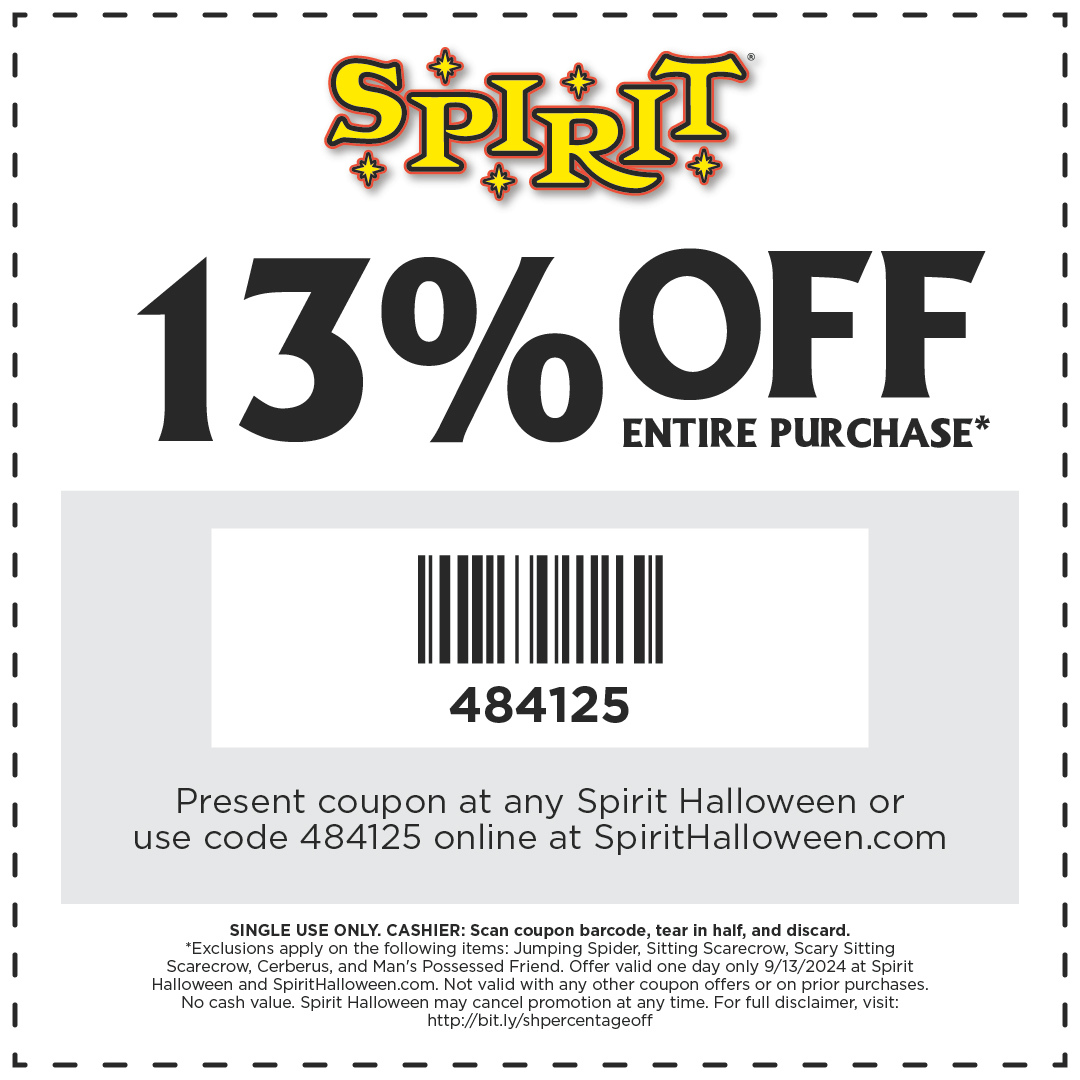 13% off store coupon