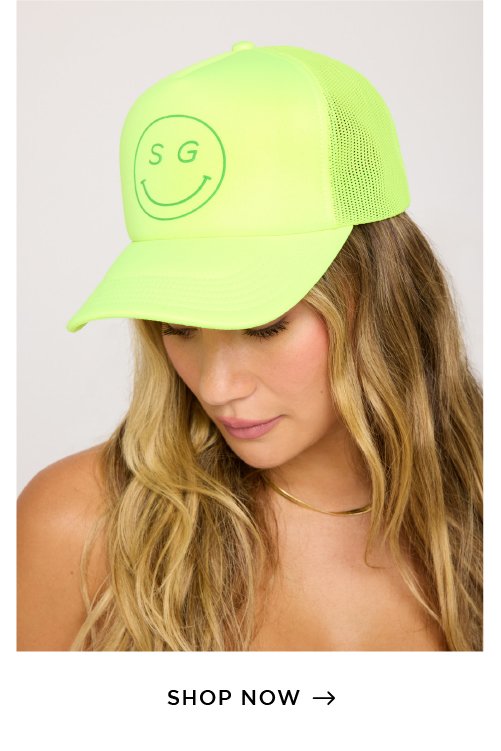 Shop New | Smiley Trucker Hat