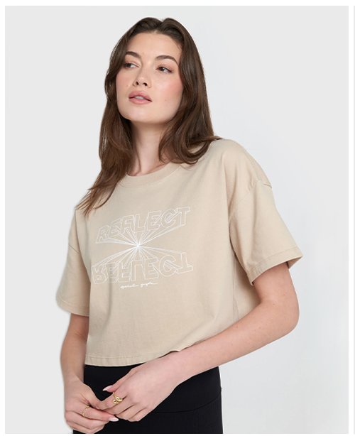 Reflect Kaylee Crop Tee