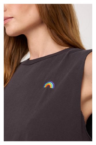 Rainbow Callie Crop Tank