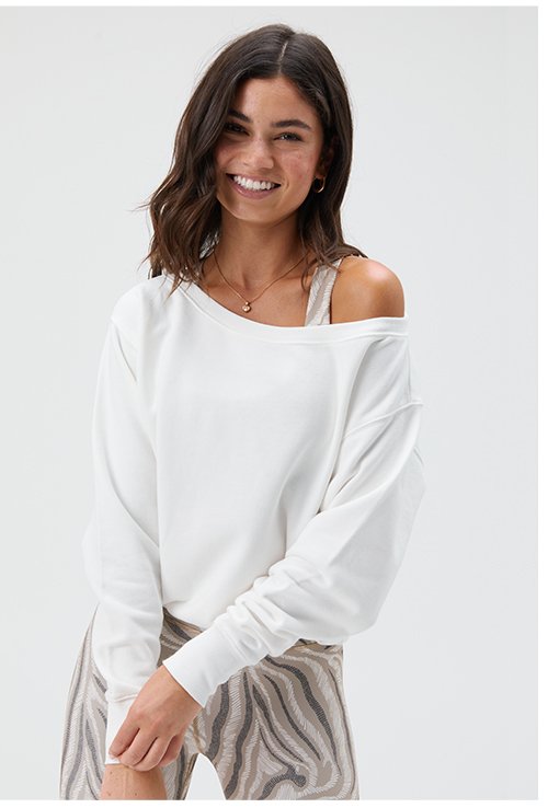 Vida Off Shoulder Sweatshirt