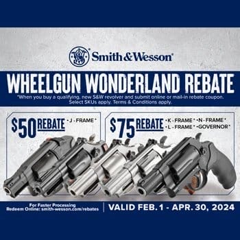 S&W Wheelgun Wonderland Rebate